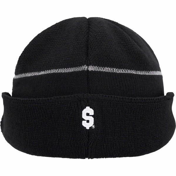 Supreme Earflap Beanie - Black (front)