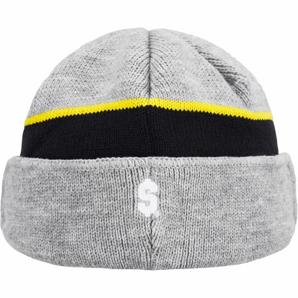 Supreme Earflap Beanie - Heather Grey (front)