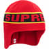 Supreme Earflap Beanie - Red (front)