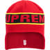 Supreme Earflap Beanie - Red (front)