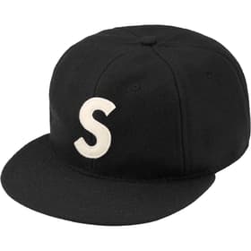 Supreme Ebbets S Logo Fitted 6-Panel Black