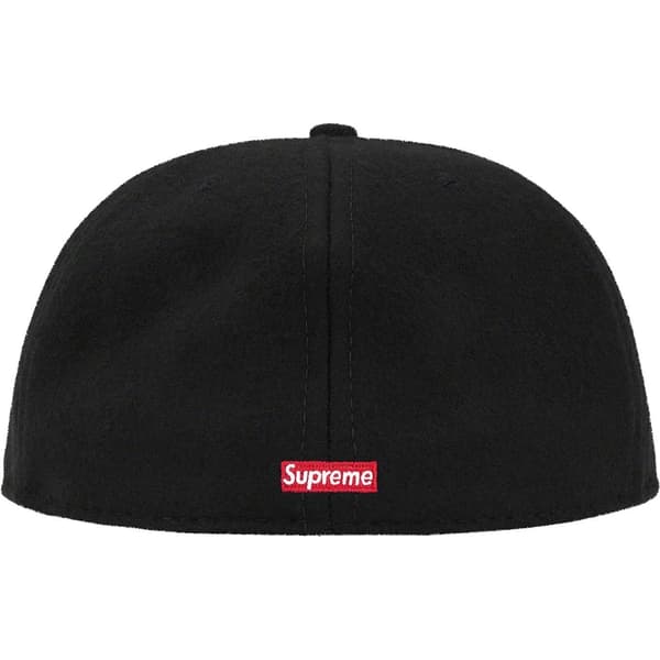 Supreme Ebbets S Logo Fitted 6-Panel - Black (front)