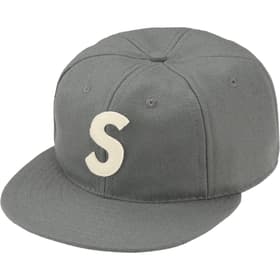 Supreme Ebbets S Logo Fitted 6-Panel Grey