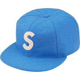 Supreme Ebbets S Logo Fitted 6-Panel Light Blue