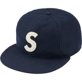 Supreme Ebbets S Logo Fitted 6-Panel Navy