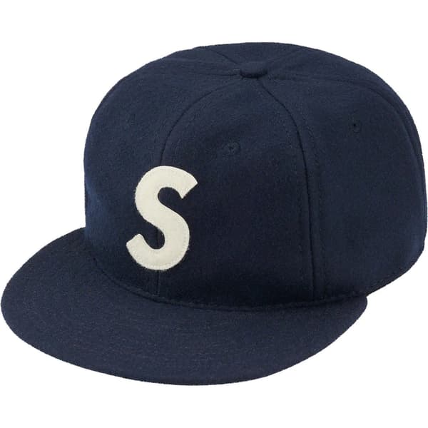 Supreme Ebbets S Logo Fitted 6-Panel - Navy (front)