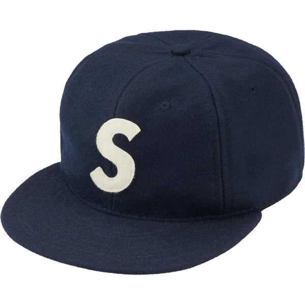 Supreme Ebbets S Logo Fitted 6-Panel - Navy (front)