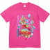 Supreme Electromagnetic Tee - Fuchsia (front)