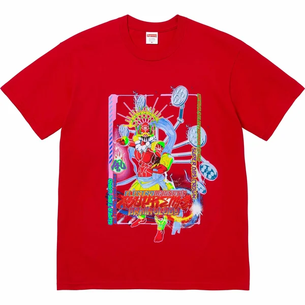 Supreme Electromagnetic Tee - Red (front)