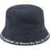 Supreme Embroidered Brim Crusher - Navy (front)