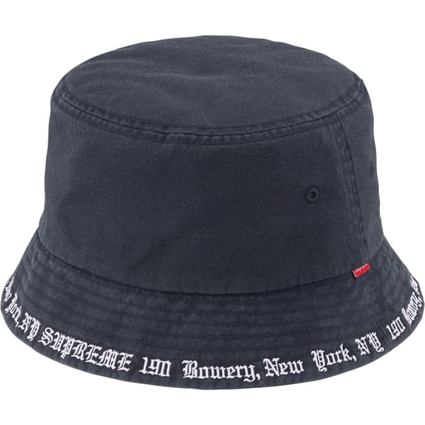 Supreme Embroidered Brim Crusher - Navy (front)