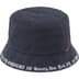 Supreme Embroidered Brim Crusher - Navy (front)