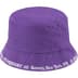 Supreme Embroidered Brim Crusher - Purple (front)