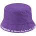 Supreme Embroidered Brim Crusher - Purple (front)