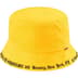 Supreme Embroidered Brim Crusher - Yellow (front)