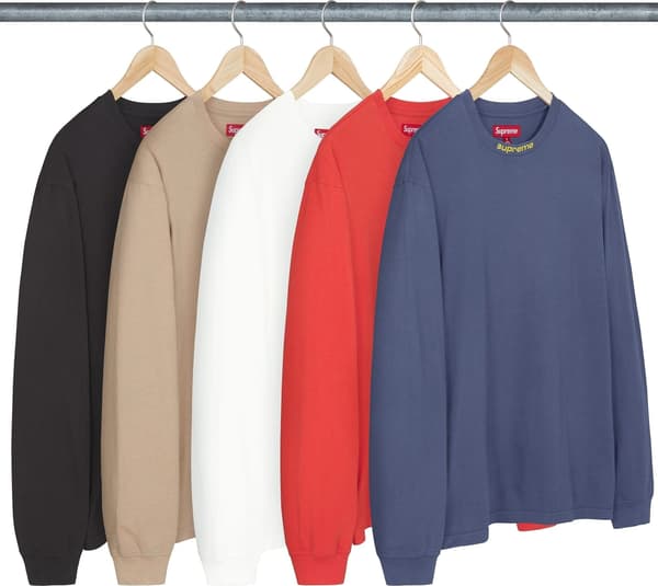 Supreme Embroidered Collar L/S Top - Product Image