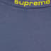 Supreme Embroidered Collar L/S Top - Navy (front)