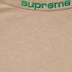 Supreme Embroidered Collar L/S Top - Tan (front)