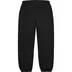Supreme Embroidered Script Sweatpant - Black (front)