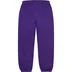 Supreme Embroidered Script Sweatpant - Purple (front)