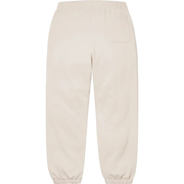 Supreme Embroidered Script Sweatpant - Stone (front)