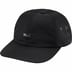 Supreme Enamel Logo 6-Panel - Black (front)