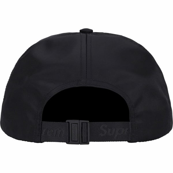 Supreme Enamel Logo 6-Panel - Black (front)