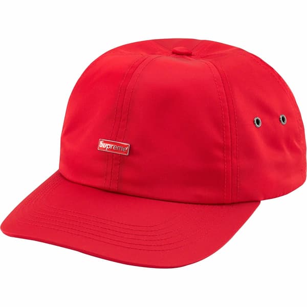 Supreme Enamel Logo 6-Panel - Red (front)