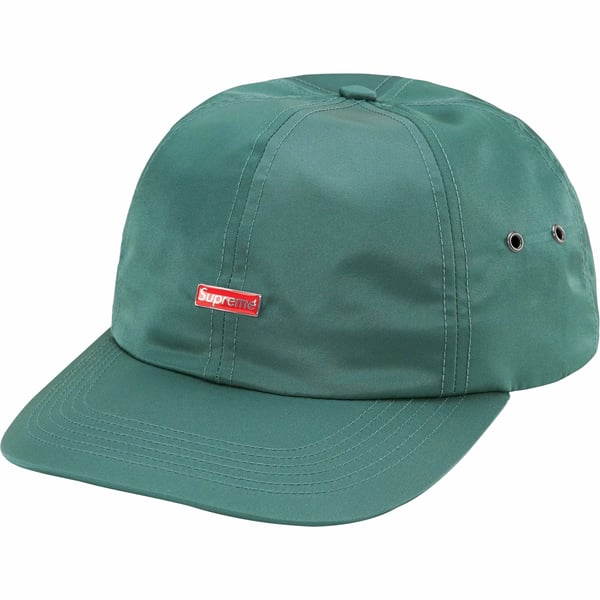Supreme Enamel Logo 6-Panel - Work Teal (front)