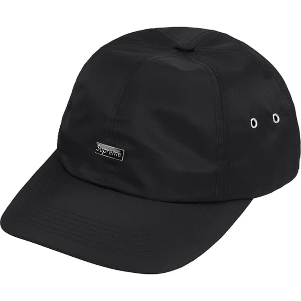 Supreme Enamel Small Box 6-Panel - Black (front)