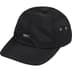 Supreme Enamel Small Box 6-Panel - Black (front)