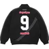 Supreme Equipé Half Zip Sweatshirt - Black (front)