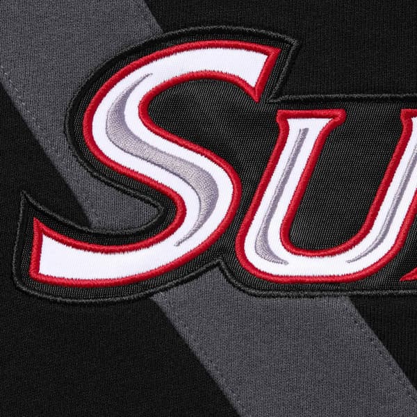 Supreme Equipé Half Zip Sweatshirt - Black (front)