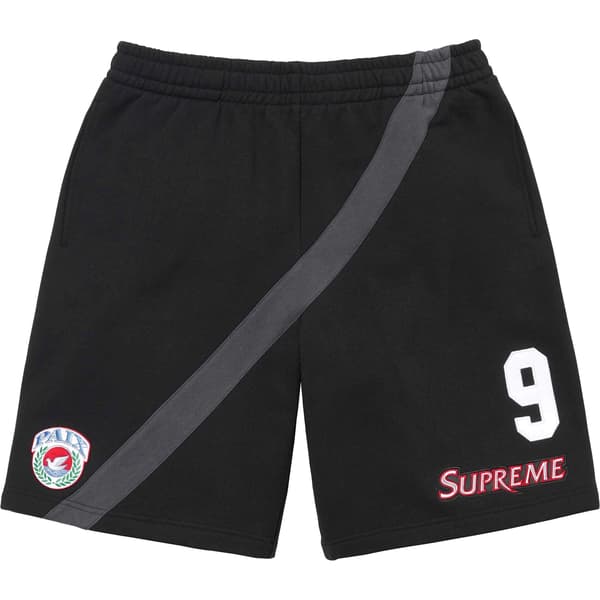 Supreme Equipé Sweatshort - Black (front)