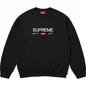 Supreme Established Crewneck Black