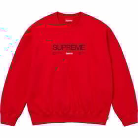 Supreme Established Crewneck Red