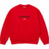 Supreme Established Crewneck - Red (front)