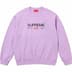 Supreme Established Crewneck - Violet (front)