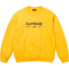 Supreme Established Crewneck Yellow