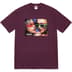 Supreme Eyewear Tee - Eggplant (front)