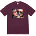 Supreme Eyewear Tee - Eggplant (front)