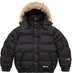 Supreme Facemask 700-Fill Down Puffer Jacket - Black (front)