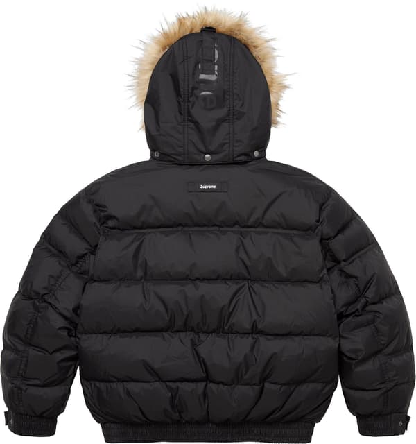 Supreme Facemask 700-Fill Down Puffer Jacket - Black (front)