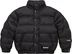Supreme Facemask 700-Fill Down Puffer Jacket - Black (front)