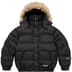 Supreme Facemask 700-Fill Down Puffer Jacket - Black (front)