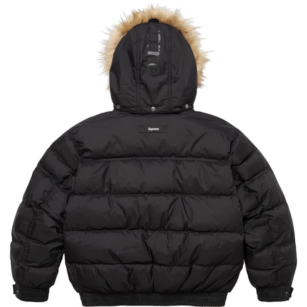 Supreme Facemask 700-Fill Down Puffer Jacket - Black (front)