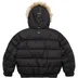 Supreme Facemask 700-Fill Down Puffer Jacket - Black (front)