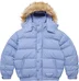 Supreme Facemask 700-Fill Down Puffer Jacket - Light Blue (front)