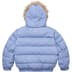 Supreme Facemask 700-Fill Down Puffer Jacket - Light Blue (front)