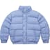 Supreme Facemask 700-Fill Down Puffer Jacket - Light Blue (front)